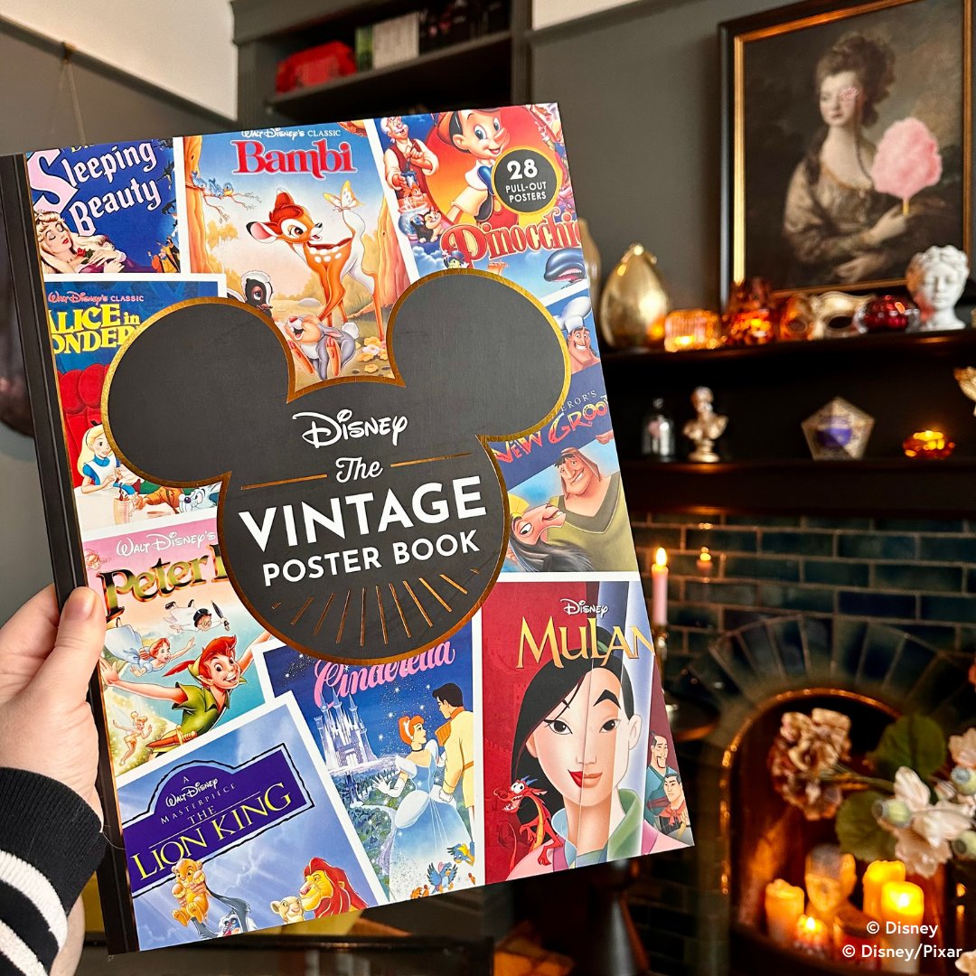 We’re so excited to present Disney The Vintage Poster Book! 🏰 ✨ Celebrate the magic and nostalgia of Disney’s films with 28 classic film posters, perfect for adding a touch of Disney magic to your home 💫 Publishing 11th April! lnk.to/DisneyVintageP…