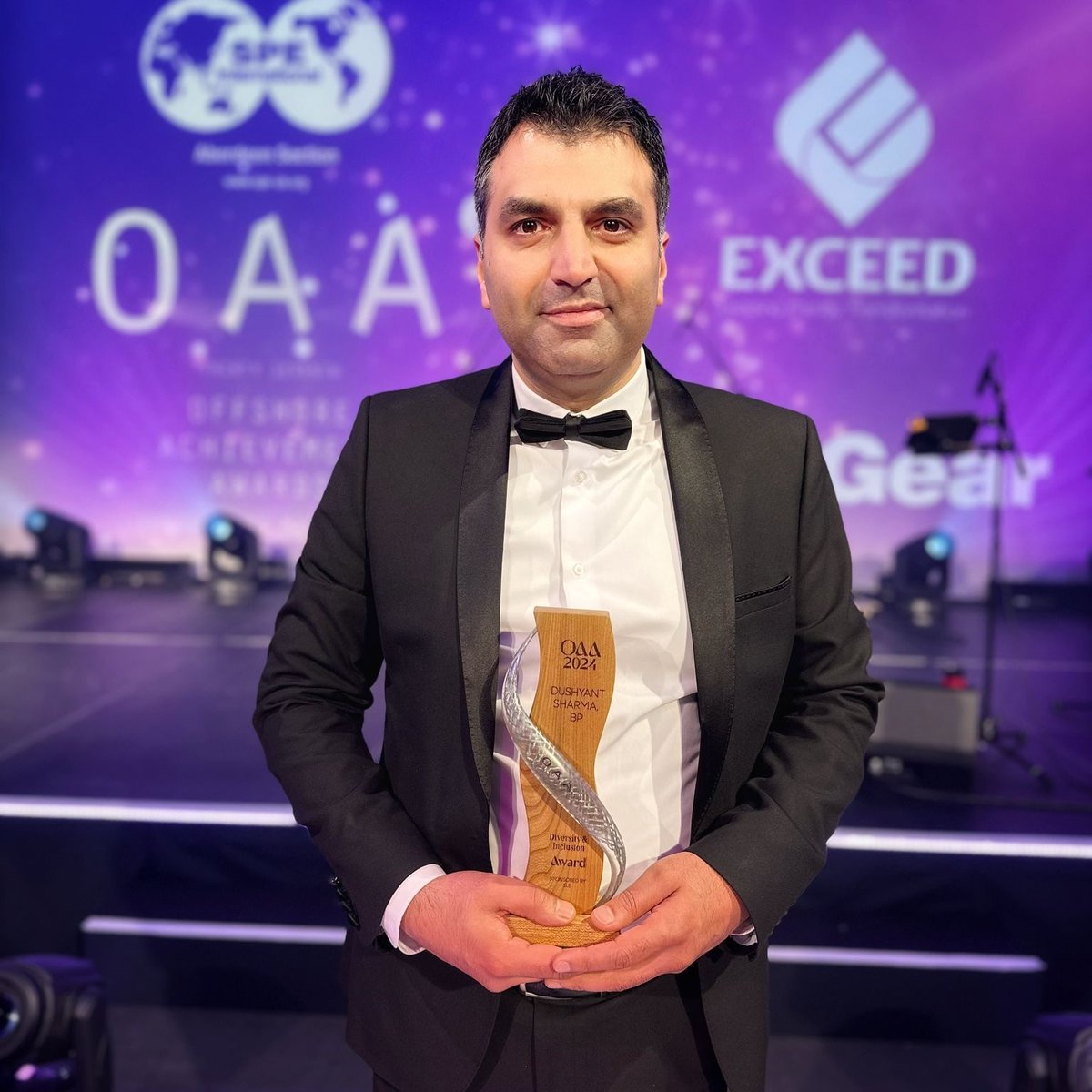 “This is not just for me, it’s for bp and the amazing work we do across diversity and inclusion.' Dushyant Sharma, executive sponsor of bp North Sea’s employee groups that focus on improving and celebrating D&I, on winning the @SPEOAA Diversity and Inclusion Judges category.