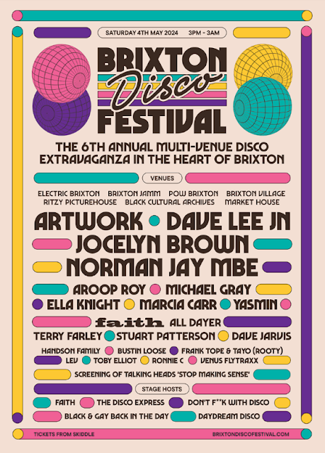 .@BrixtonDiscoFvl returns with @artworkmagnetic, @daveleejn, @joyceeb, @NormanJayMBE, and more in May. News: bit.ly/4ciYS44