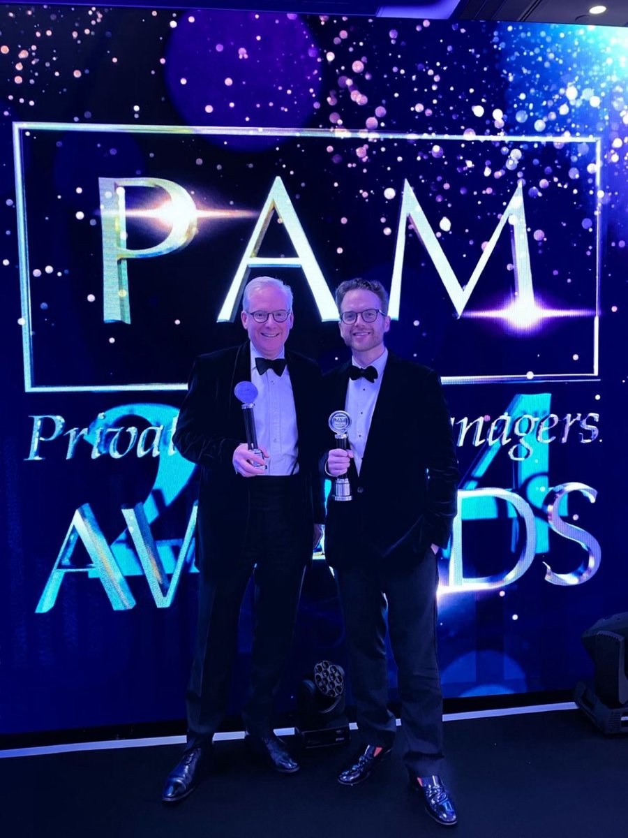 Evelyn Partners (@evelynpartners) on Twitter photo 🏆 We had a double win last night at the 2024 <a href="/PAMInsight/">PAM Insight</a> Ltd awards, for 'Investment Performance - Cautious Portfolios' and 'Total Wealth Planning - High Net Worth'!
The awards recognise private asset managers for consistency in investment performance and client service levels. 🏆 We had a double win last night at the 2024 <a href="/PAMInsight/">PAM Insight</a> Ltd awards, for 'Investment Performance - Cautious Portfolios' and 'Total Wealth Planning - High Net Worth'!
The awards recognise private asset managers for consistency in investment performance and client service levels.