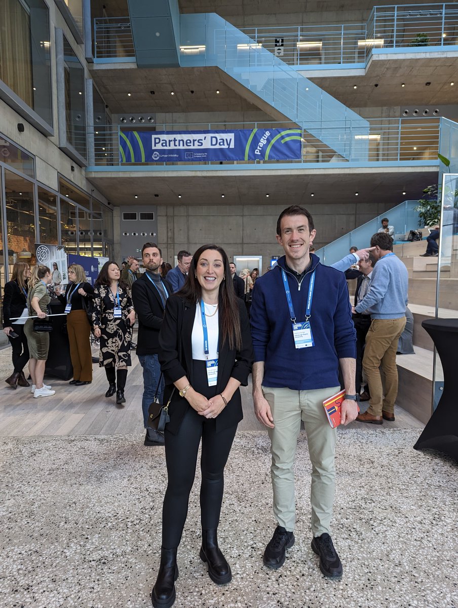 ENU_Unitylab's tweet image. This week, Clare McTigue represented us at the @EIT Urban Mobility Partners’ Day in Prague, Czechia. This was the first year that @EdinburghNapier were in attendance with over 250 partners from Europe’s leading companies, research, and education institutions.
#UrbanMobility