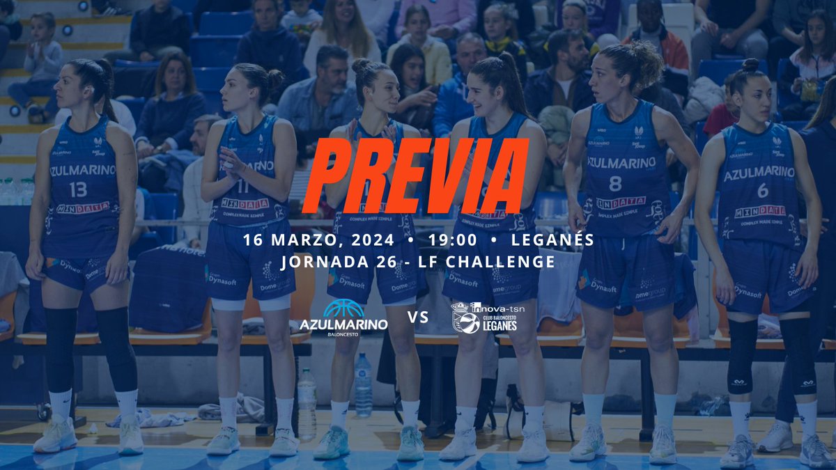 Mañana tenemos una batalla importantísima en Leganés donde lo daremos todo 💪🦈
 
Lee aquí la 𝐏𝐑𝐄𝐕𝐈𝐀 ⬇️
ow.ly/mnwI50QU986
 
J2️⃣6️⃣ #LFChallenge
🗓16/03
🕛19:00
🆚<a href="/basketleganes/">Baloncesto Leganés</a>
📍Pabellón Europa Leganés
📺FEB Tv
🎟 ticketmaster.es
 
#SumatAlRepte #TeamBuron