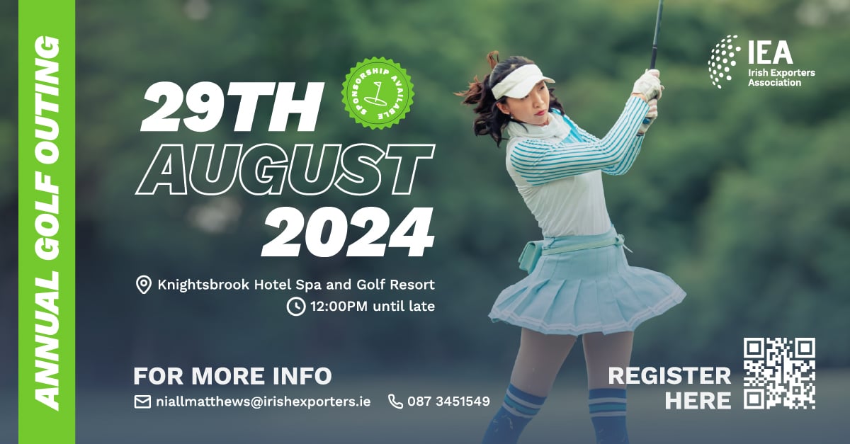 Join us for the highly anticipated annual IEA Golf Outing on August 29th at the Knightsbrook Golf Resort! ⛳️🏌🏽‍♂️ RSVP here 🔗hubs.la/Q02pBc-20 €675.00 +VAT for a team of 4 to include breakfast, a day of golf, goodie bags! plus a 3 course meal and drinks reception.