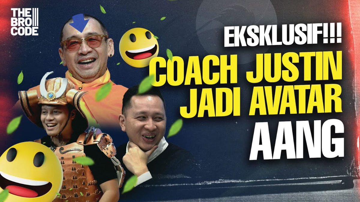 CoachJustinL's tweet photo. Dahulu, semua fans klub bola hidup berdampingan. Namun semua berubah ketika fans kardus menyerang. Hanya Coach Justin, penguasa keseluruhan elemen bola yang mampu menghentikannya.

THE BRO CODE spesial episode featuring Avatar the last air bender.

Klik link berikut untuk menonton : https://t.co/tu208PzUHE 

#thebrocode #coachjustin #hanifthamrin #pangeran