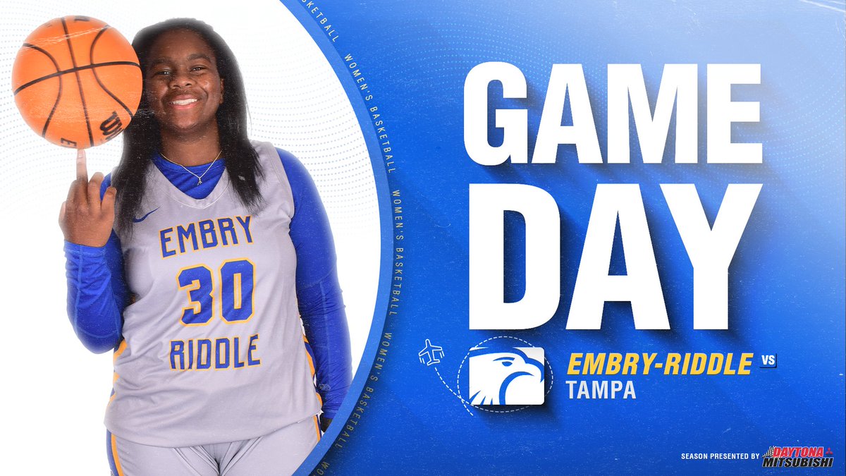 It. Is. Game Day! 🏆 NCAA II South Region Tournament 🦅 vs @TampaWBB ⏱ 12 PM 📍Valdosta, Ga. 🏟 The Complex 🖥 ncaa.com/champs-pass($) 📈 ncaa.com/champs-pass #GoERAU #DaytonasHometownTeam