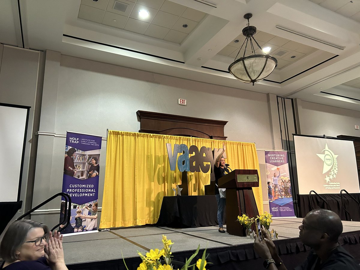 Thank you@vaaeyc for giving me the opportunity to be a part of your conference this week! Always inspiring to be surrounded by early educators and leaders who are working every day to build a strong future for our youngest children and families!