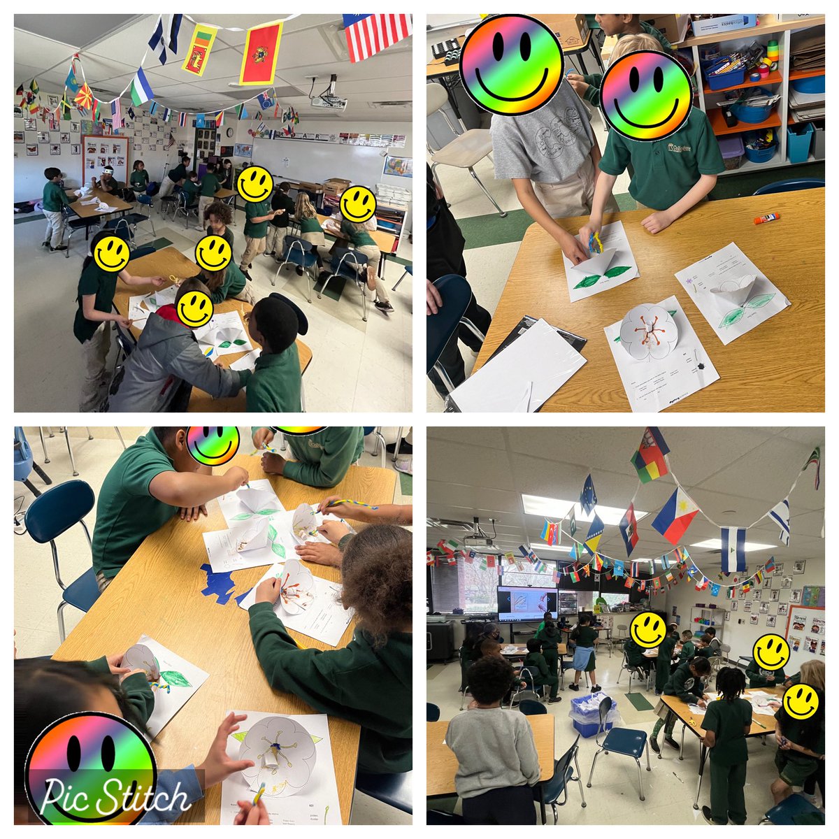 This week my #2ndgraders worked on being a #pollinator. They designed a flower to pollinate and created a bee! Thanks to @MysterySci for an amazing lesson! #STEMinPA #teacher #STEM #STEAMEd #AutismEd #ESL #EnvironmentalEducation #ComputerScience #SEL #CS4CC #AI