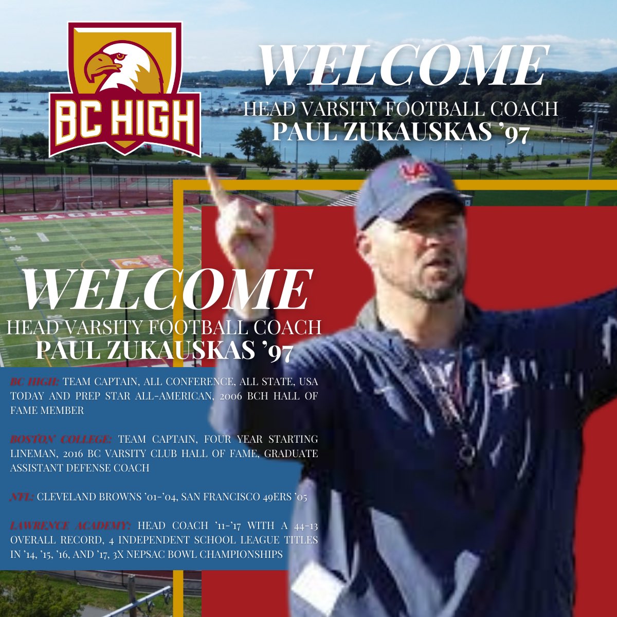We are proud to welcome back Coach Z to BC High!
