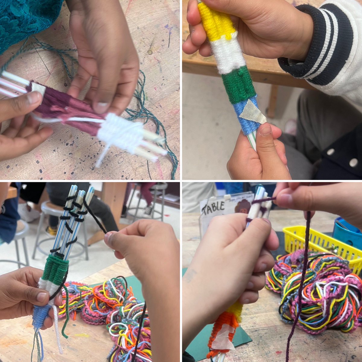 Jennifer Peck (@rteest4u) on Twitter photo When you teach something you love ❤️ you can feel the love the students put back into their work! #iloveweaving #ilovefiberarts <a href="/bellsferryelem/">Bells Ferry</a> #cobbartrocks #spinningspiders When you teach something you love ❤️ you can feel the love the students put back into their work! #iloveweaving #ilovefiberarts <a href="/bellsferryelem/">Bells Ferry</a> #cobbartrocks #spinningspiders