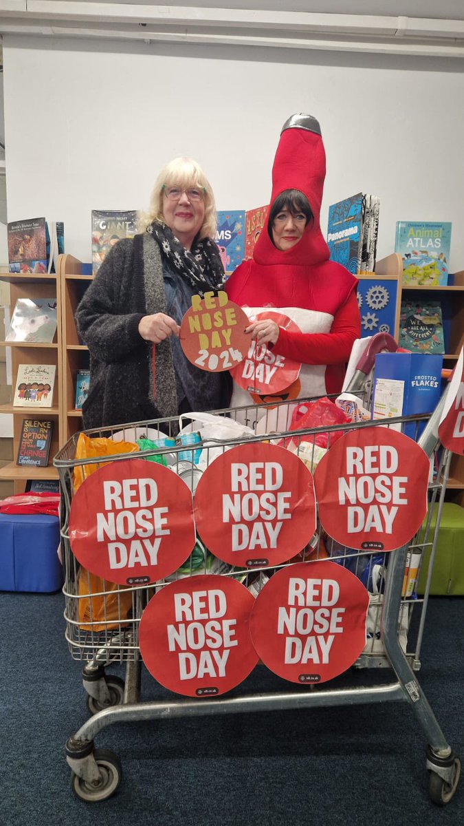 As part of our fundraising activities @NorthgateAcad have coordinated “bring in a tin” and “wear something red” for our Red Nose Day campaign, a fabulous effort from the community all donations will be delivered next week, more news to follow #inourDNA #weareDjanogly