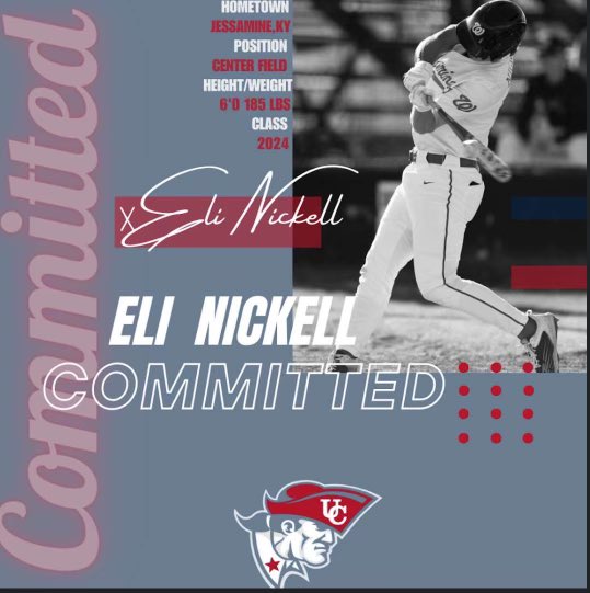 Thankful to God and my family for supporting me along the way, and my coaches for teaching me the game I love. I’m happy to announce that I have committed to play baseball at The University of the Cumberlands. @Catcher0400 @joenicolemodica @BlakePerry_34 @UCCoachShelton