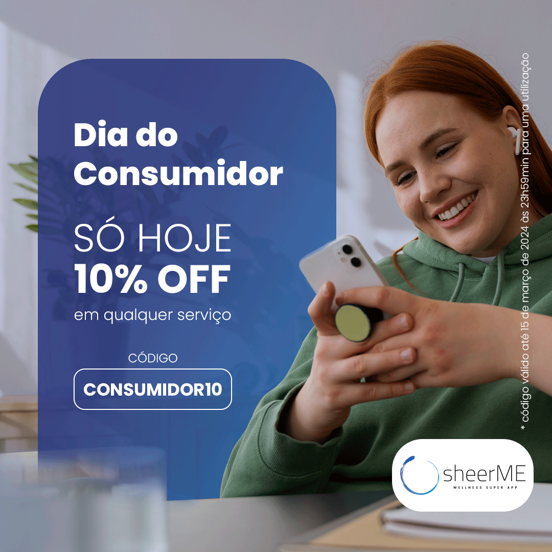 Celebra o Dia do Consumidor com a #sheerME!💙

Aproveita esta oferta especial: 10% de desconto em qualquer serviço da sheerME com o código CONSUMIDOR10.😍

Faz já a tua marcação: bit.ly/sheerME_AppDow…