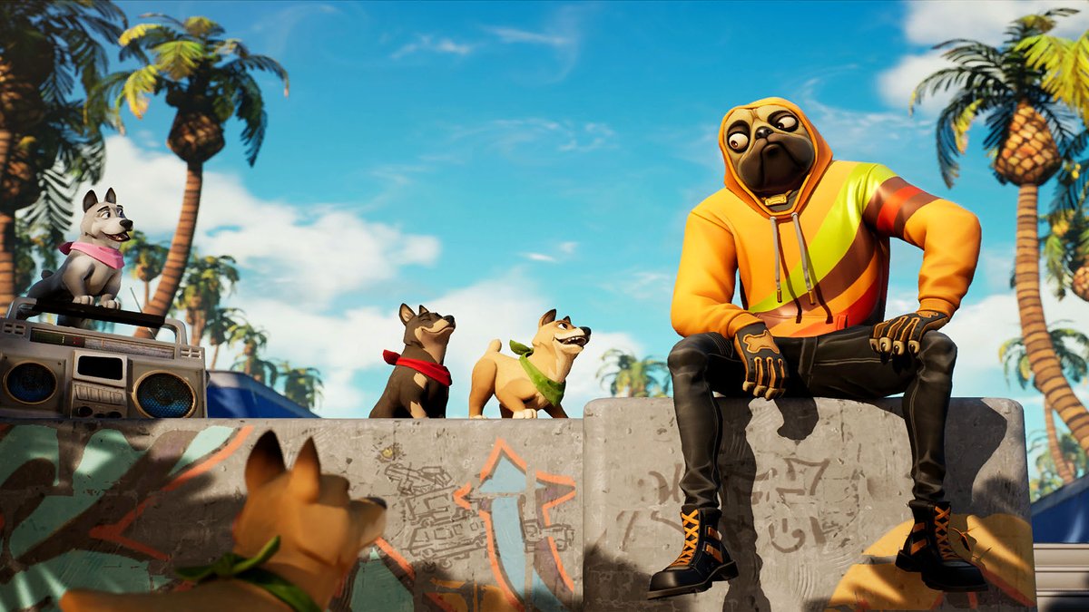 XxMagicCat's tweet image. HAPPY NATIONAL DOG DAY from Doggo &amp;amp; Friends #fortnite