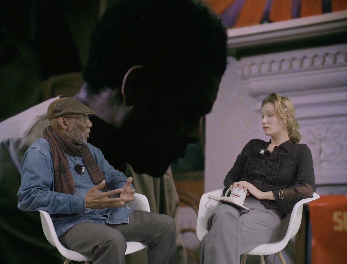 tankmagazine's tweet photo. Director Imruh Bakari and writer @JessicaBoyall1 discuss Bakari's film Mark of the Hand and the legacy of its subject, the Guyanese painter Aubrey Williams

https://t.co/RuYQs71JmZ https://t.co/KUI8r1B1EJ