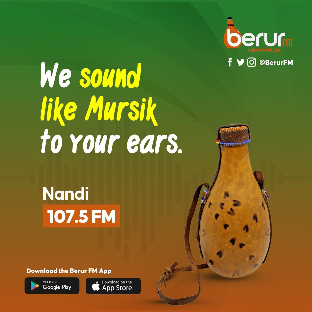 Kageitu Nandi gaa. Which side of nandi are you listening from? #BerurFM