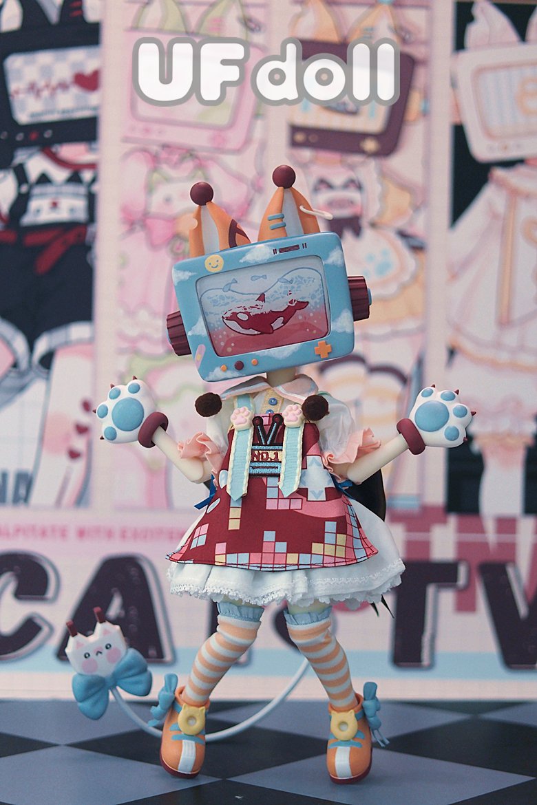 🆕UFDOLL 1/6スケール「CATTVチャンネル」BJDブラインドドール