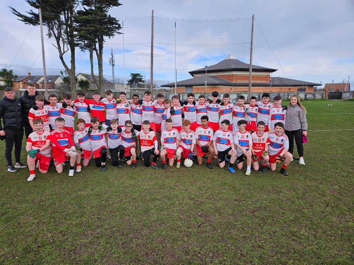 Congratulations to the 1st year footballers who are through to the Tom Quinlan Cup final after an epic win against Ard Scoil Ris in the semi-final. The team were down by 7 points at half-time and produced a heartening display of courage to come back and win by 6 points. #Teamwork