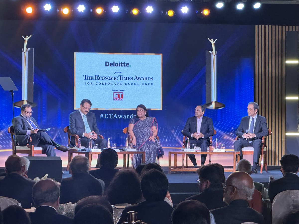 Apoorva Mittal (@appy2209) on Twitter photo CEO panel <a href="/EconomicTimes/">Economic Times</a> #EtAwards
Discussing Indiaβs path to becoming a $10 trillion economy.
Livestream: youtube.com/live/F_kTKhp13β¦ CEO panel <a href="/EconomicTimes/">Economic Times</a> #EtAwards
Discussing Indiaβs path to becoming a $10 trillion economy.
Livestream: youtube.com/live/F_kTKhp13β¦