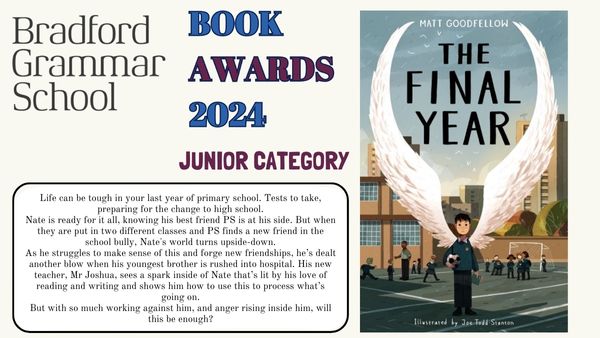 Today we're highlighting the #bgsbookawards Junior category contenders from @earlytrain, @jasibath, @bethatintervals and @sibealpounder. Causing much excitement with the @Juniorgrammar readers.😀Pick up a weekend read and get voting! #RfP #lovetoread #bookawards #bgsfamily