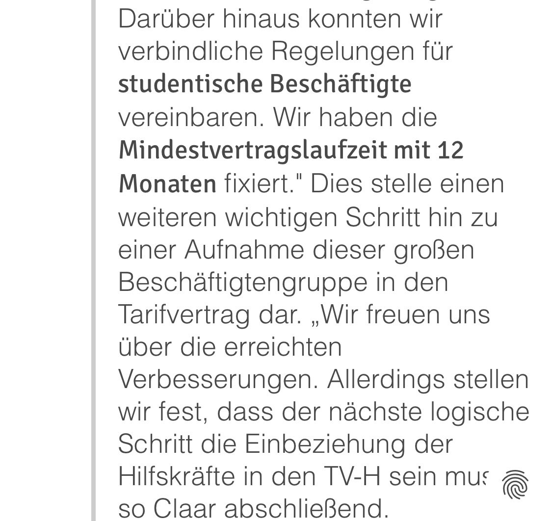 #GEWerkschaft wirkt ✌️ Dem Land #Hessen konnten @GEWHessen & die anderen ÖD-Gewerkschaften in Tarifverhandlungen nach Warnstreiks u.a. eine #Entfristungsoffensive abtrotzen. Glückwunsch 🍾 Geht doch 💁🏻‍♂️ #IchBinHanna #Dauerstellen @simoneclaar @gew_bund 👉 gew-hessen.de/details/tarifa…