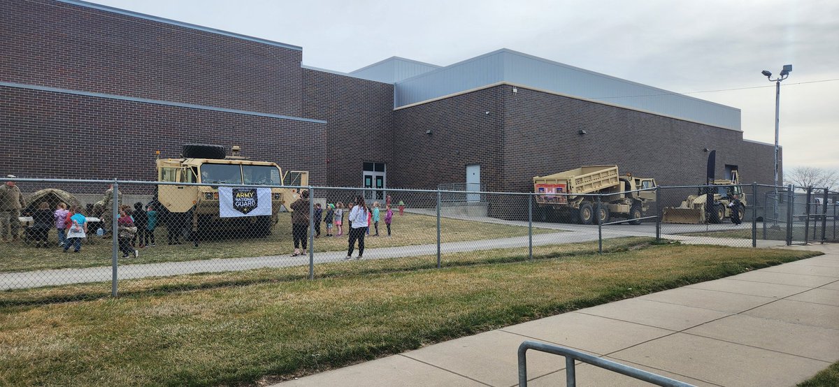 <a href="/NENationalGuard/">NE National Guard</a> was on campus  providing great opportunities for our students to see the infinite career opportunities the military can provide!