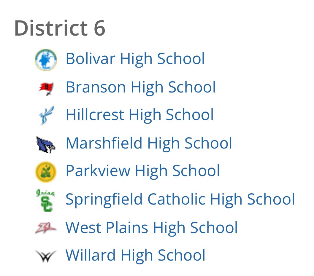 Willard will compete in Class 5 District 6 this season.