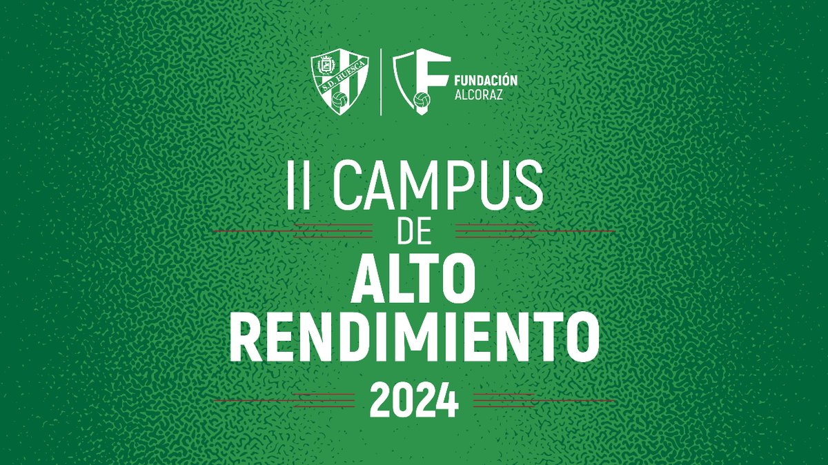 𝑼𝑵 𝑽𝑬𝑹𝑨𝑵𝑶 𝑪𝑶𝑵 𝑳𝑨 𝑺𝑫𝑯𝑼𝑬𝑺𝑪𝑨☀️⚽
𝑰𝑰 𝑪𝒂𝒎𝒑𝒖𝒔 𝒅𝒆 𝑨𝒍𝒕𝒐 𝑹𝒆𝒏𝒅𝒊𝒎𝒊𝒆𝒏𝒕𝒐 𝟐𝟎𝟐𝟒 ofrece la posibilidad disfrutar del fútbol al máximo nivel. Un paso más para jugadores/as nacidos entre 2012 y 2006.

🔗 𝑤𝑤𝑤.𝑓𝑢𝑛𝑑𝑎𝑐𝑖𝑜𝑛𝑎𝑙𝑐𝑜𝑟𝑎𝑧.𝑒𝑠