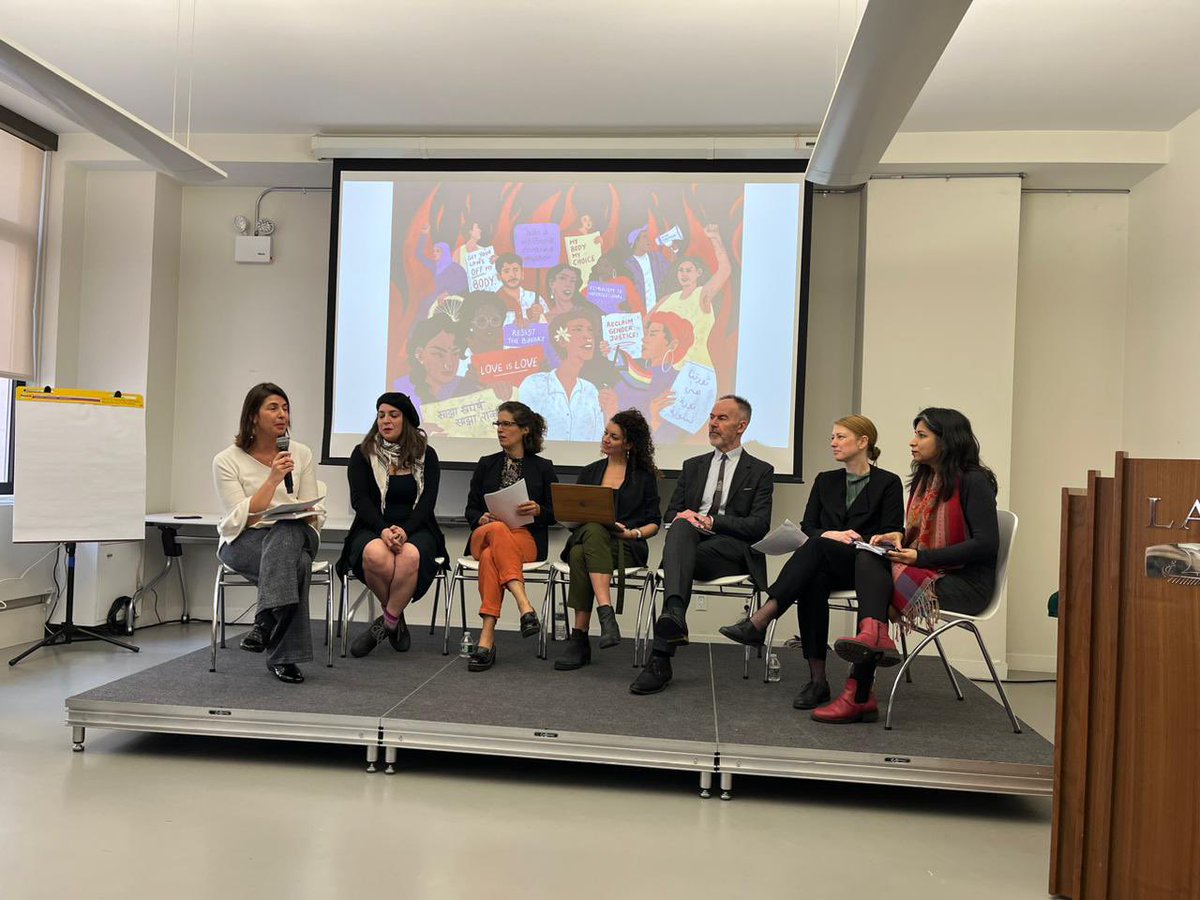 At @LAUNYHQ, an insightful panel on 'Sustaining & Expanding South-South-North Partnerships & Knowledge Co-Construction on Global #backlash to Reclaim #Gender #justice' was organized by @ai4women @lebamericanuni in collaboration with @IDS_UK & the Government Offices of Sweden.