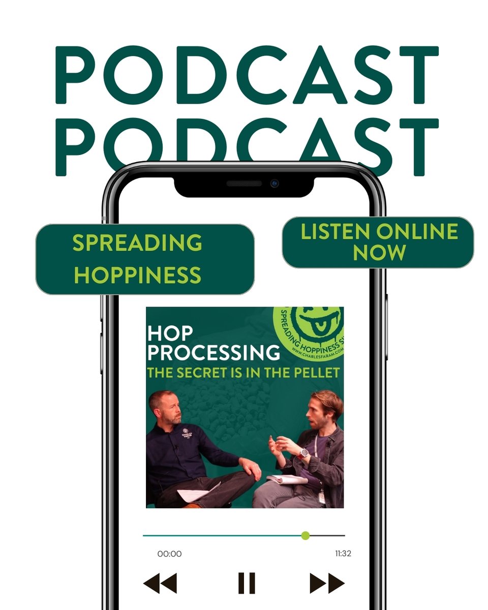 🎤Our latest podcast episode is now LIVE 

Hop Processing - The Secret is in the Pellet

In this week’s episode, we’re exploring the fascinating world of hop pellet processing. From the fields to the facilities, join us as we uncover the journey these green cones take before they