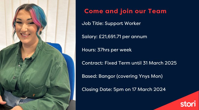 🌟 Join Our Team! 🌟 We're looking for an enthusiastic Support Workers to make a difference in people's lives. If you're passionate helping people start a new chapter in their lives, apply today and be a part of our Stori! #SupportWorker #HiringNow 🤝