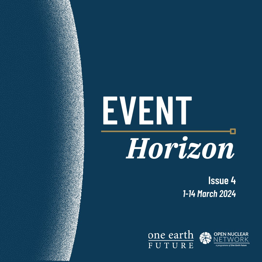 Stay updated on developments that could impact the risk of conflict escalation with a new #EventHorizon! #ONN monitors #KoreanPeninsula, #TaiwanStrait, South China Sea & NATO-Russia, offering you biweekly critical insights. Check it out & subscribe 🔗 mailchi.mp/oneearthfuture…