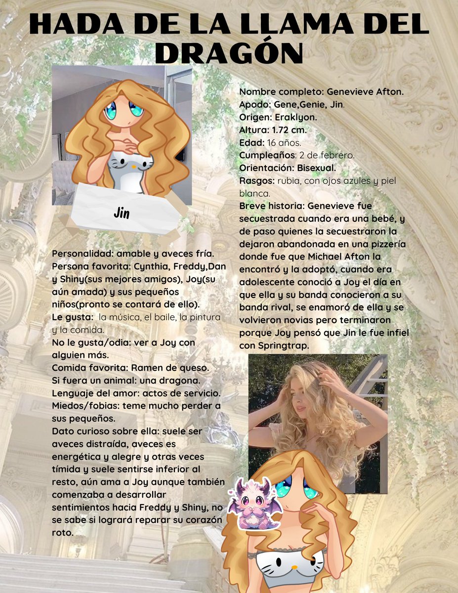 Ficha de Jin, créditos a Senderista por el modelo de ficha