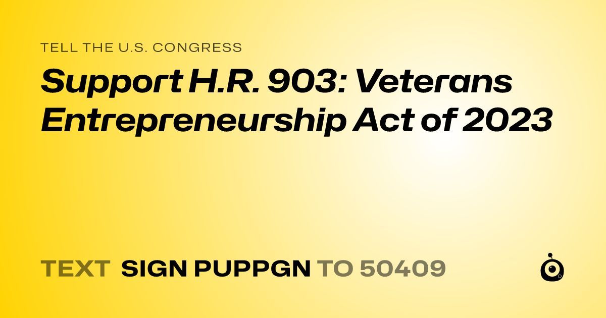veterans_ip's tweet image. As a proud supporter of Texas veterans, @RepRWilliams, your leadership can ensure America leads the tech race. Let&apos;s back H.R. 903 for our vets and our future. #HR903 #TechSovereignty @HouseSmallBiz