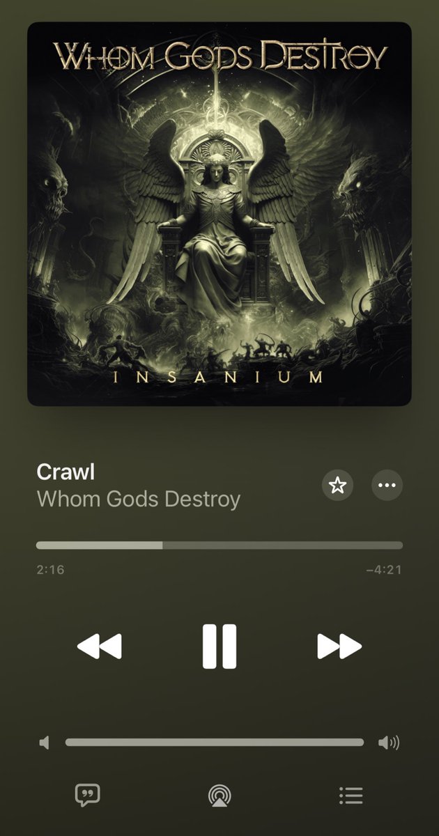 nikki_girl_JPN's tweet photo. ▶️🔁🔁🔁🔁 #WhomGodsDestroy #insanium #NowPIaying @wgdestroy https://t.co/DgU2atdc5a