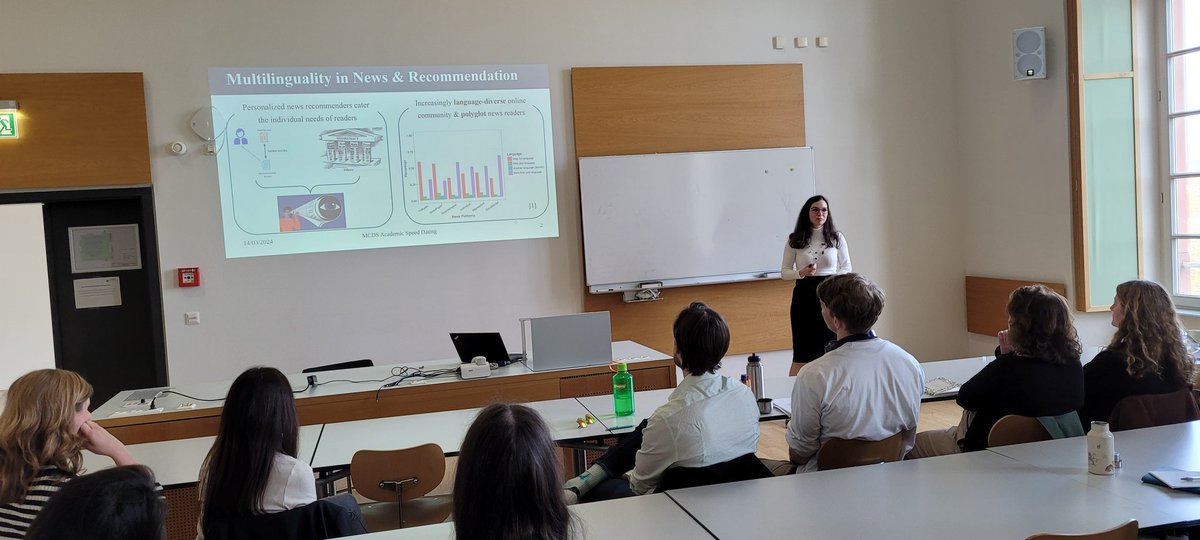 Happy for the opportunity to talk about xMIND, our new #multilingual #news #dataset, joint work w/ @gg42554 & @heikopaulheim, at the Academic Speed Dating event organized by the Mannheim Center for Data Science! Check out xMIND at: github.com/andreeaiana/xM…