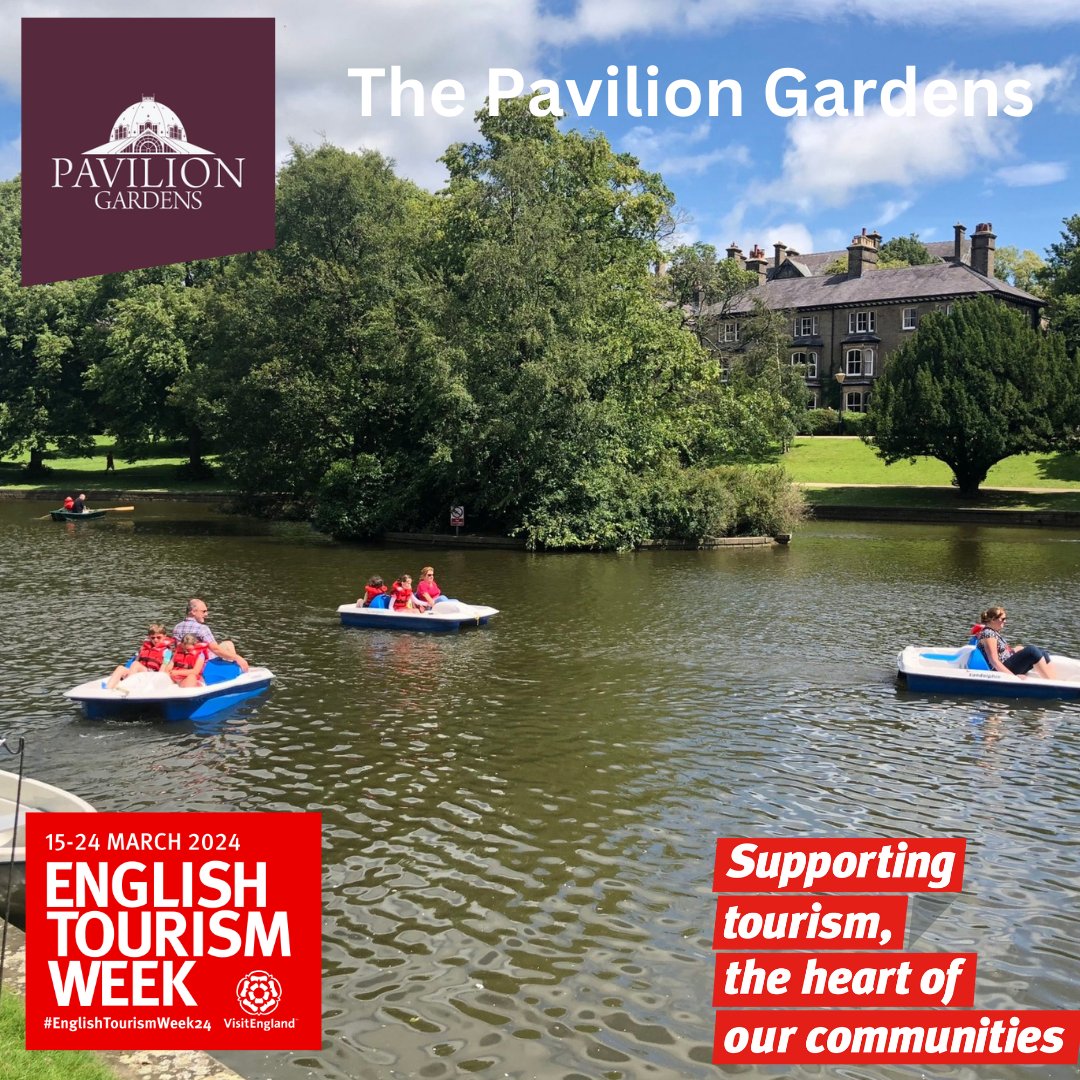 The Boats on the Boating lake are set to return here for the Start of our Easter Extravaganza on Friday 29th March where you can row row row or pedalo your way around the lake in the Pavilion Gardens! #Buxton #Derbyshire #EnglishTourismWeek