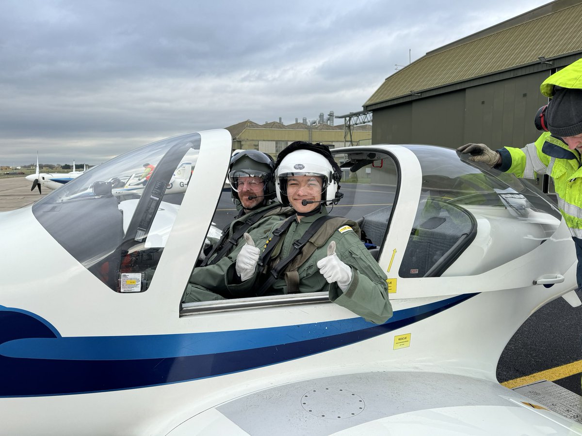 1/2 An action packed week for us with cadets flying, many for the first time, and a visit to IWM Duxford with community ATC Squadrons. 

Flying at RAF Leeming is always a sought-after experience and all six cadets achieved their blue RAFAC wings.
