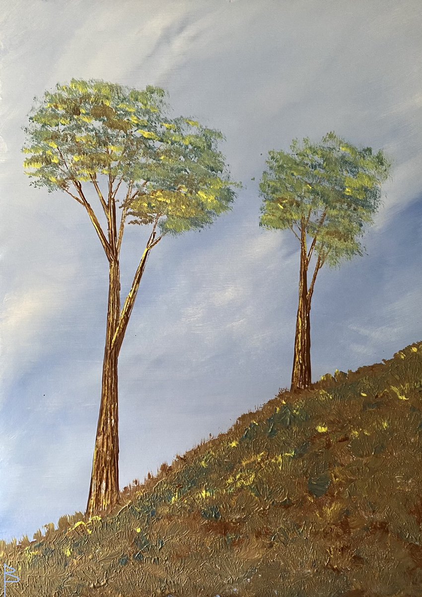 CuffianArt's tweet photo. acrylic painting on paper 🎨 https://t.co/NFS391h3zx