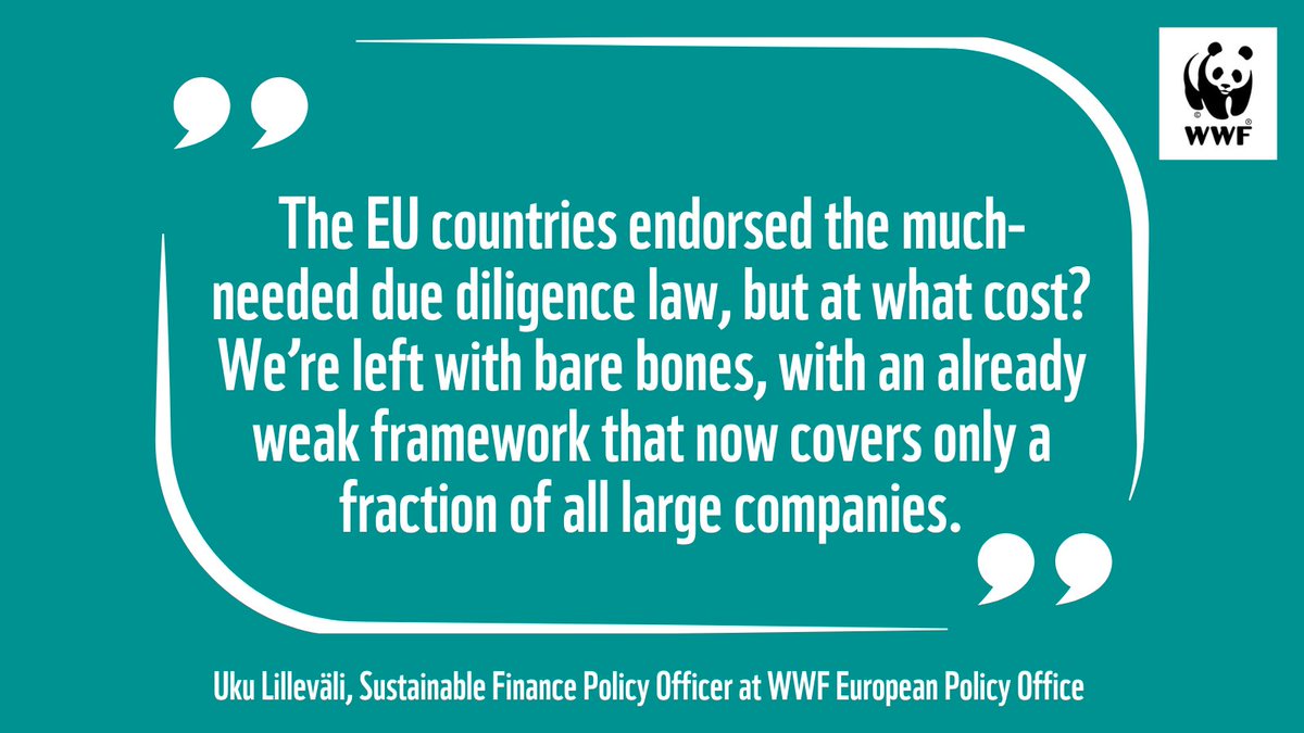 A marathon of political manoeuvring has ended with the EU Member States finally approving #CSDDD! The endorsed draft law addresses the need for corporate due diligence rules but significantly dilutes the original agreement and the directive’s impact. 🔎tinyurl.com/3rf2xshv