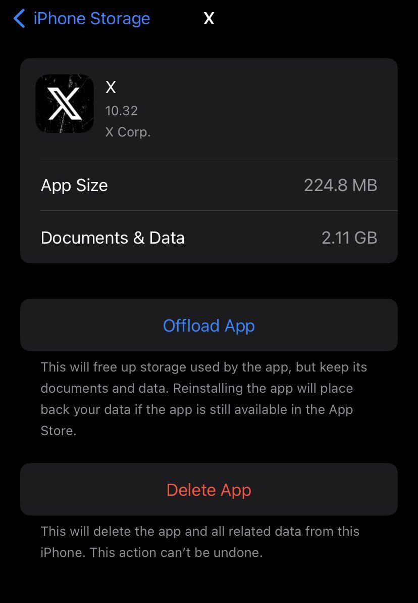 วิธีที่ทำให้เพิ่มพื้นที่ iPhone แบบง่ายที่สุด แล้วข้อมูลไม่หายด้วย คือ กดเข้าไปที่ setting>general>iPhone storage > กดเข้าไปในแอพ>offload app