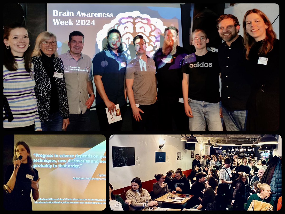 It’s a wrap! Our Brain Awareness Week event was a success 🤩 We had a full house, great talks and engaging discussions with the public 🧠🍻 #Scicomm #BrainAwarenessWeek Thank you to all the speakers, organizing team & neuro-aficionados that joined!