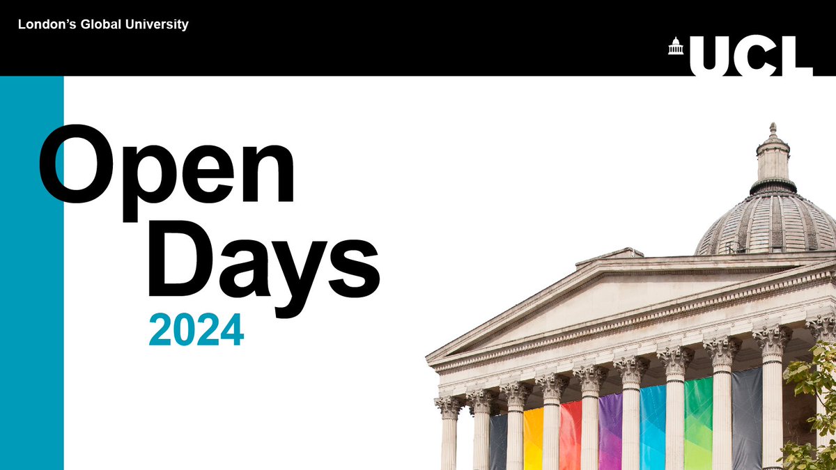 Undergraduate Virtual Open Days bookings are now live! ✨🎓 

Secure your place on our live Q&A sessions to find out from our students and academics what it's like to study at UCL: bit.ly/49VMVz8

#UCLOpenDays