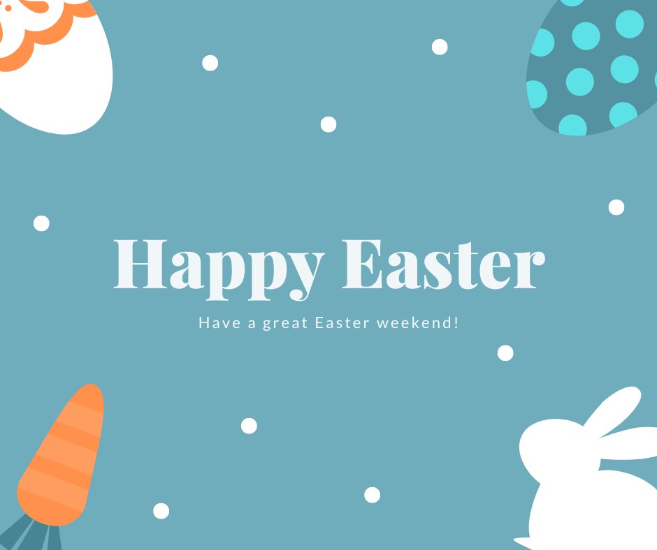 Wishing you all a very happy Easter weekend. 

Whatever you do this weekend, whether it is Easter Egg hunts, time with family, delicious food, or extra training, we hope you enjoy the holiday.

#Easter2024 #HappyEaster