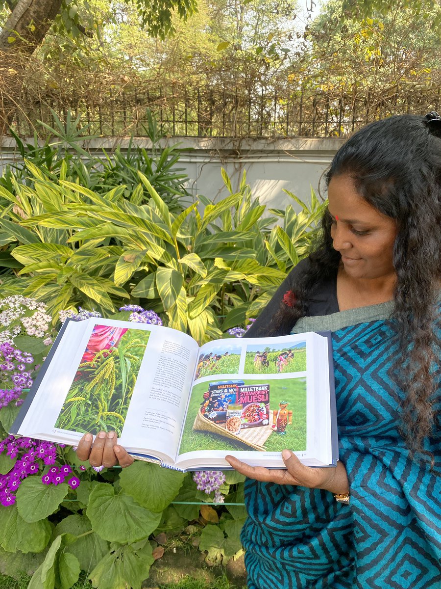 Reflecting on my @unwomenindia coffee table book interview, I defined myself in one word: 'Udum Pattu.' Like the resilient monitor lizard, I believe in firm grip and determination that can achieve remarkable feats. Thank you for your support! #VishalaBharat #Leadership