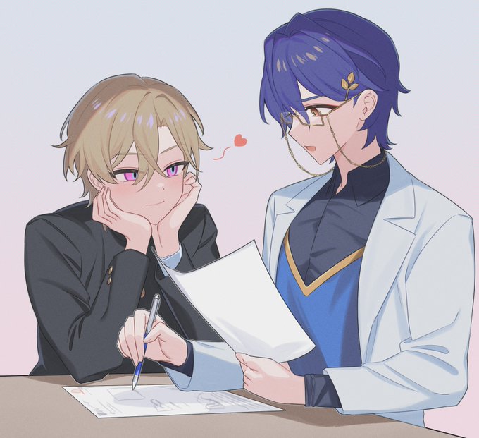 学パロのアベンシオ チュには学ラン着てほしい 