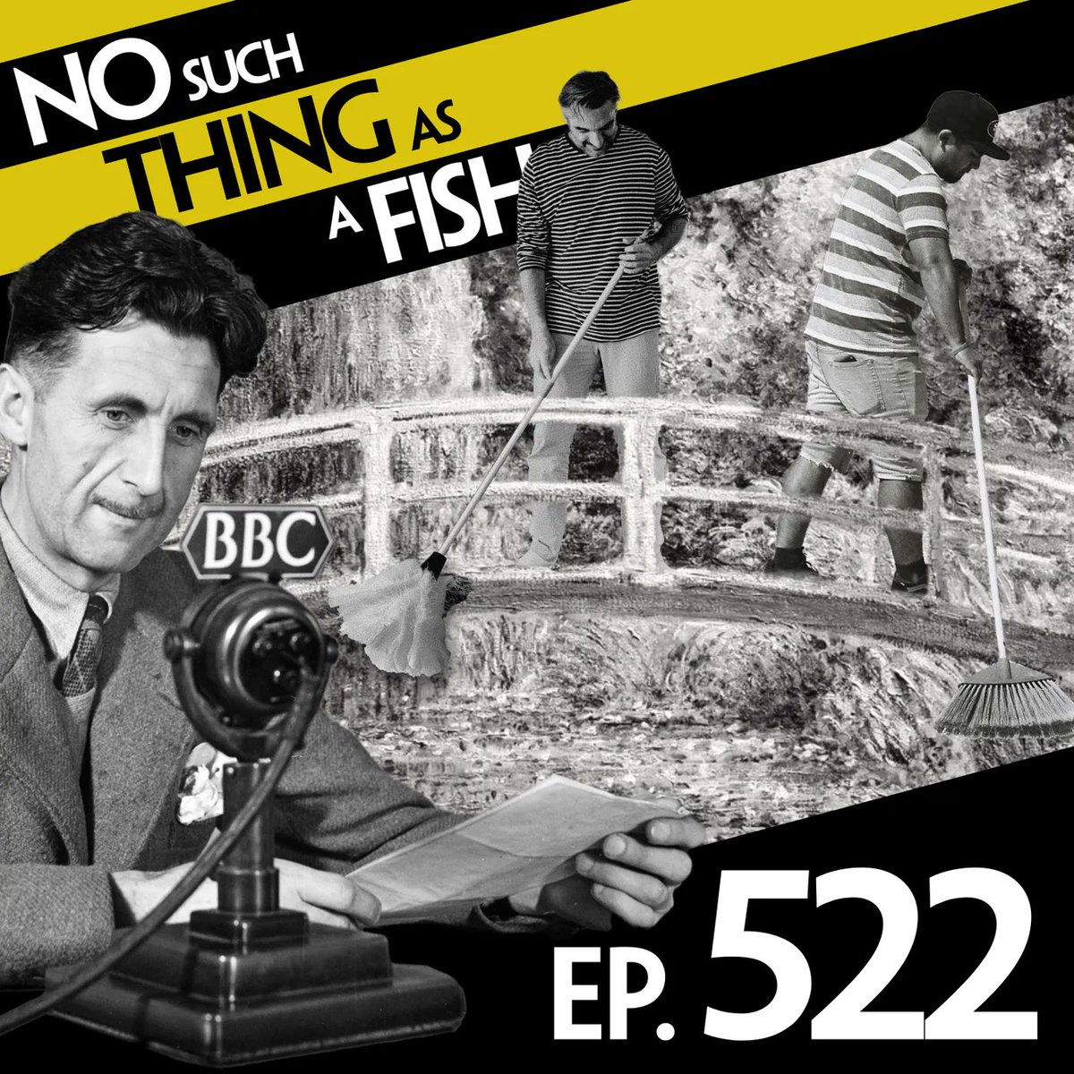 This week we're joined by the brilliant John Lloyd, the mind behind QI, Blackadder, and a potential MI5 agent... We're talking about burning houses, spicy punishments, and the inspiration behind 1984 👁️👁️ apple.co/nosuchthingasa…