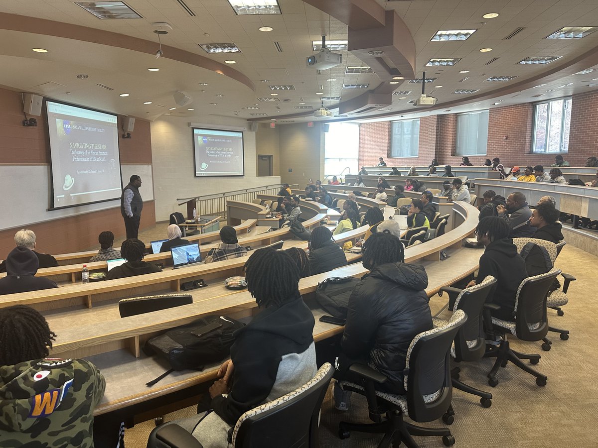 VSUENGR&TECH (@vsuengr) on Twitter photo On 3/22, we had the pleasure of welcoming Dr. Samuel Henry from NASA Wallops, as the keynote speaker for our trio events: Black History Month, NSBE 50th, and Engineering Week. His talk was both informative and deeply inspirational.
<a href="/makolaabdullah/">Makola M. Abdullah</a> <a href="/VSU_1882/">Virginia State University</a> On 3/22, we had the pleasure of welcoming Dr. Samuel Henry from NASA Wallops, as the keynote speaker for our trio events: Black History Month, NSBE 50th, and Engineering Week. His talk was both informative and deeply inspirational.
<a href="/makolaabdullah/">Makola M. Abdullah</a> <a href="/VSU_1882/">Virginia State University</a>