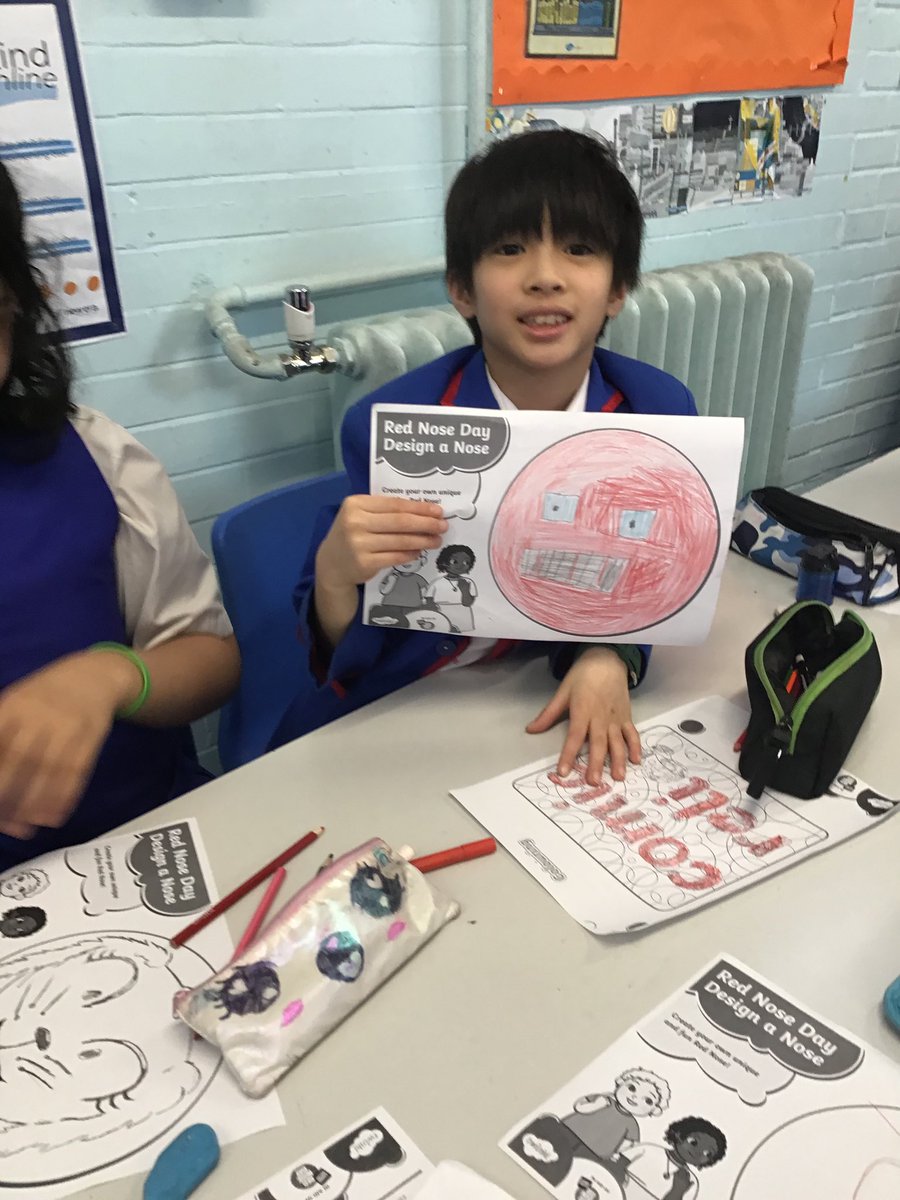 As part of Comic Relief, Year 4 learnt about Teddy’s story and then designed Red Noses. #comicrelief #rednoseday2024