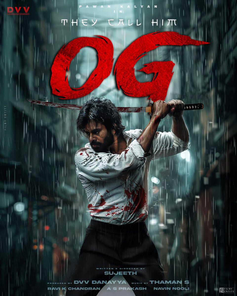 @pawankalyan in & as They Call Him Og 💥
.
 Can't wait for sept 27th for sujeeth Mass 🔥🔥
.
@dvvmovies @MusicThaman 
.   
#theycallhimog #pawankalyan #pawankalyanfans #telugucinema #indiancinema #sujeeth #telugumovie #firestormiscoming #hungrycheetah