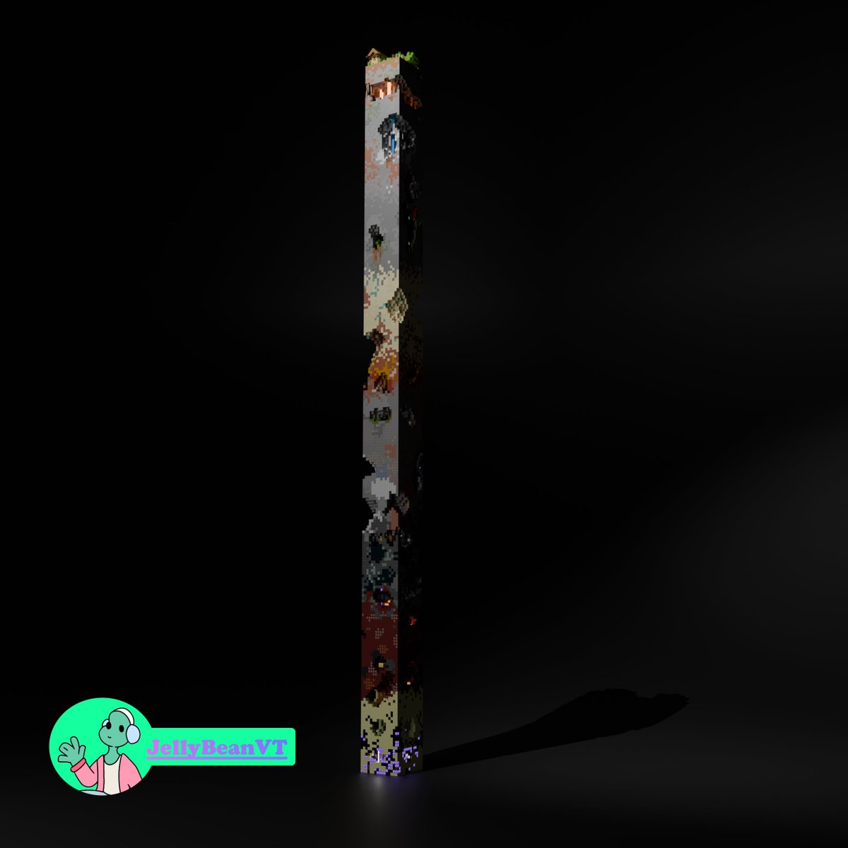 A fully custom One-Chunk survival map!
Different biomes, loot chests, and dimensions included!  
Now playable on: BossCraft . net
1.20.1 
Including bosses in the biomes, slimefun to bring vanilla into modded, overal a great experience!
#minecraft建築コミュ #minecraftbuild